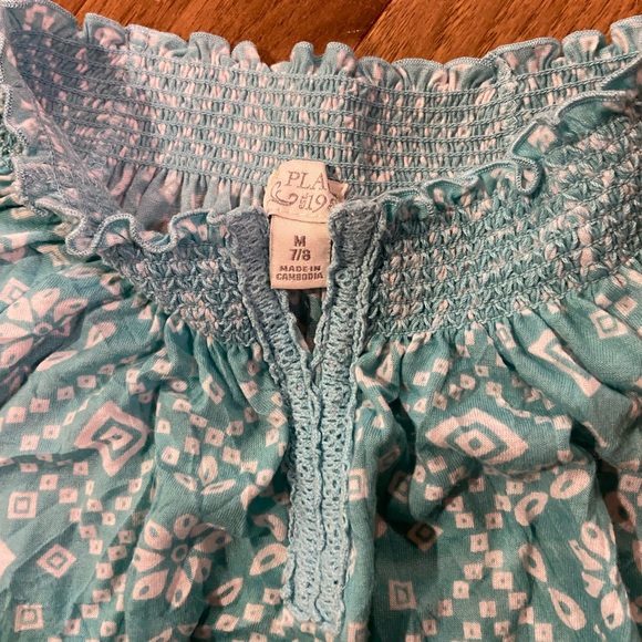 The Children’s Place peasant top size M 7/8 - Picture 2 of 3